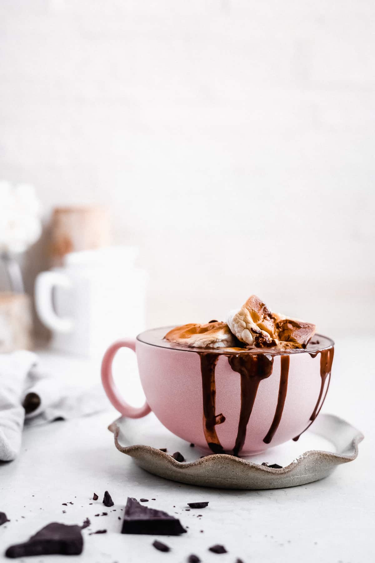 Super Creamy Hot Chocolate with Coconut Milk - The Fit Peach