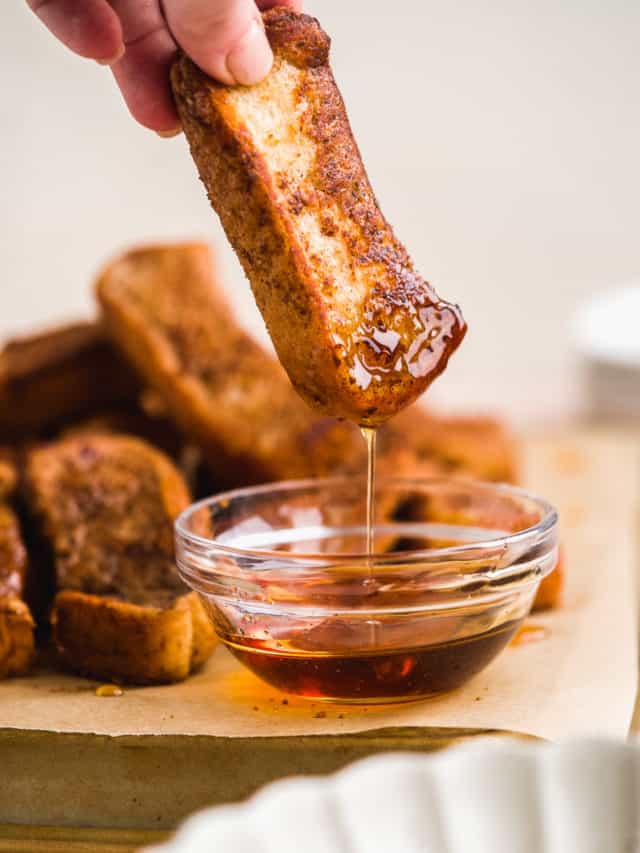 Eggless Vegan French Toast Sticks