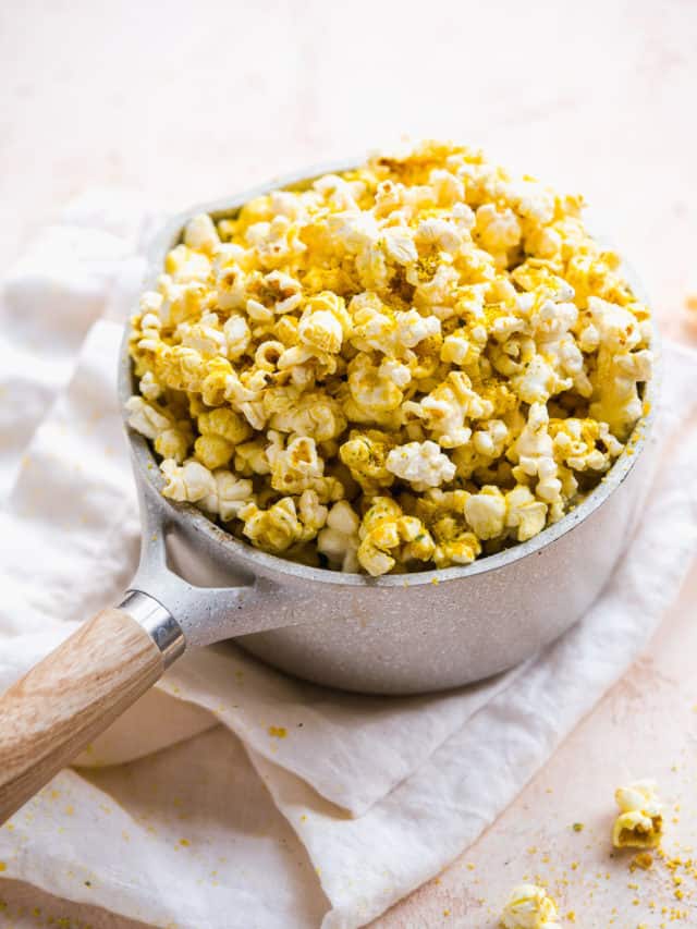 Savory Cheesy Popcorn Story