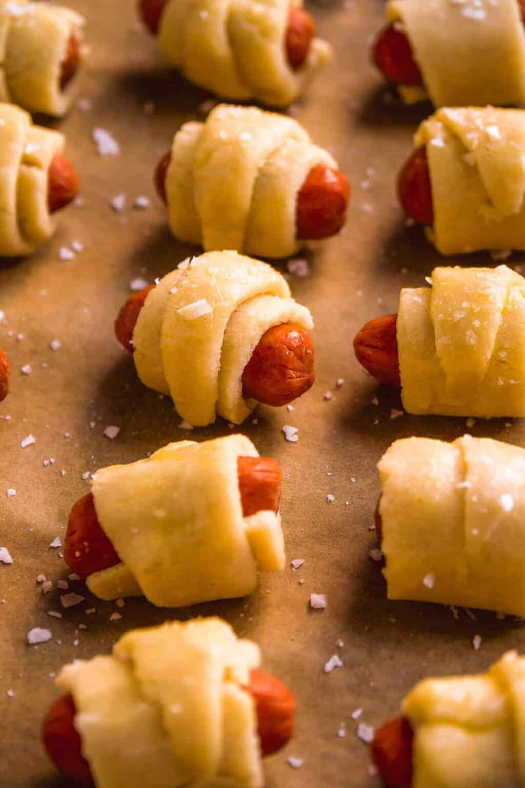 Toasty Gluten free Pigs in a Blanket (Paleo) The Fit Peach