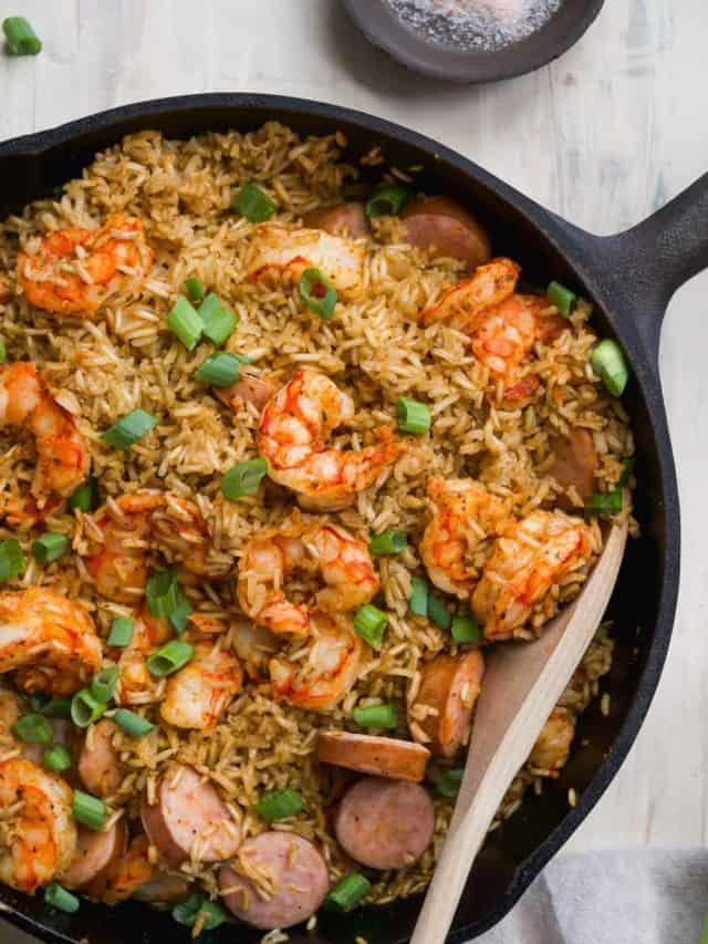 Cajun Shrimp Rice Skillet Recipe