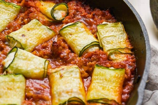 Zucchini Involtini - The Fit Peach