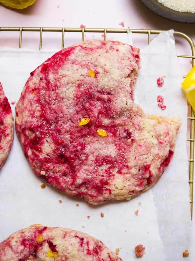 Raspberry Lemon Cookies Recipe