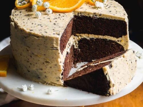 Chocolate Orange Cake Recipe - The Fit Peach