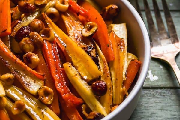 Honey Roasted Carrots and Parsnips - The Fit Peach