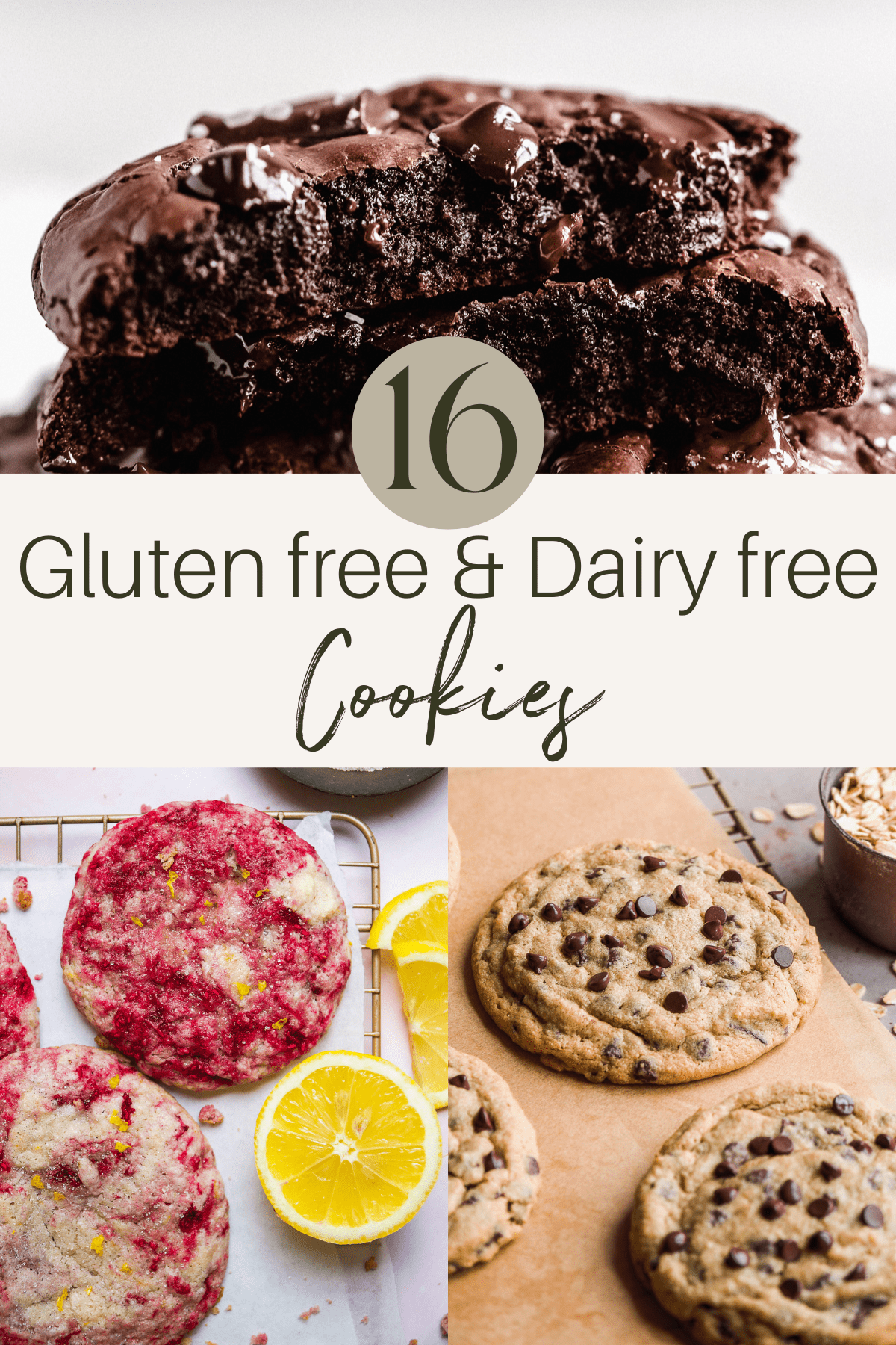 Gluten free and dairy free cookie round up.