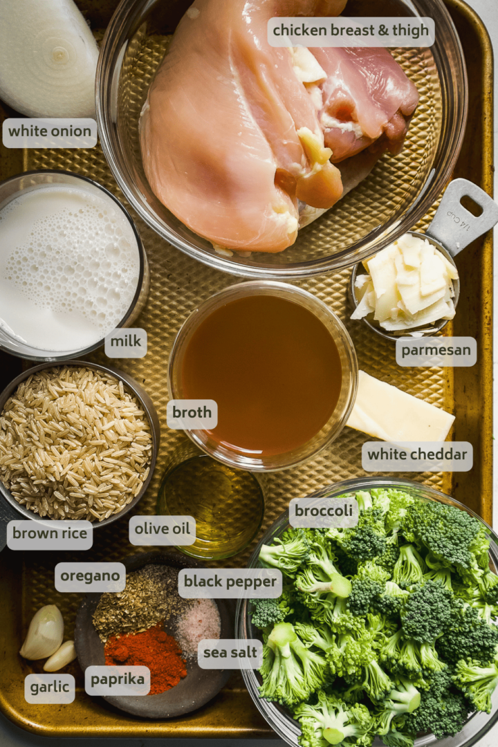 Chicken Rice Casserole (No Soup) The Fit Peach