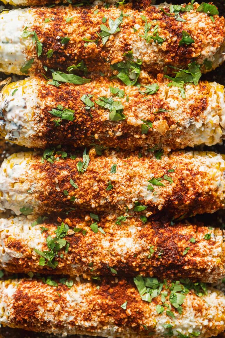 Corn on the Cob Elote- The Fit Peach
