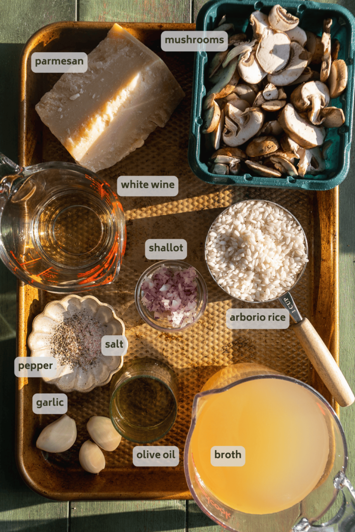 Ingredients In Risotto Healthy Risotto Recipe - The Fit Peach